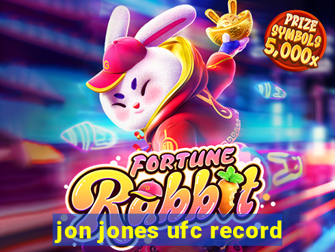 jon jones ufc record